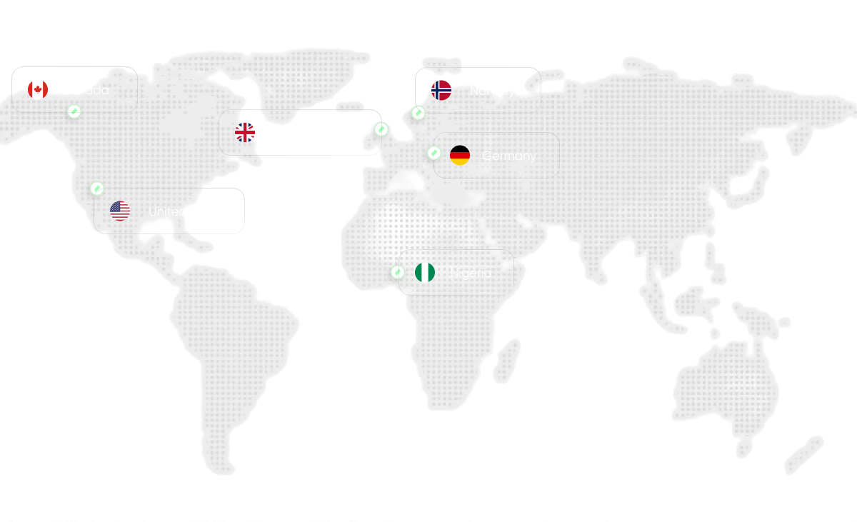 Our Client Geography Map